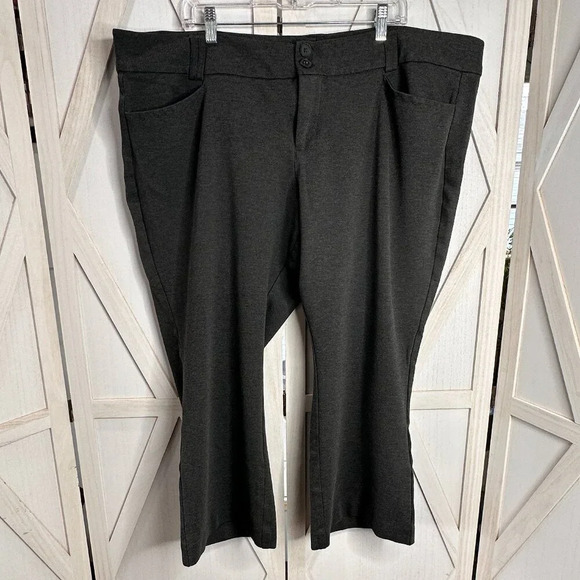 Torrid Trouser Boot Studio Luxe Ponte Mid-Rise Pant - Picture 3 of 9